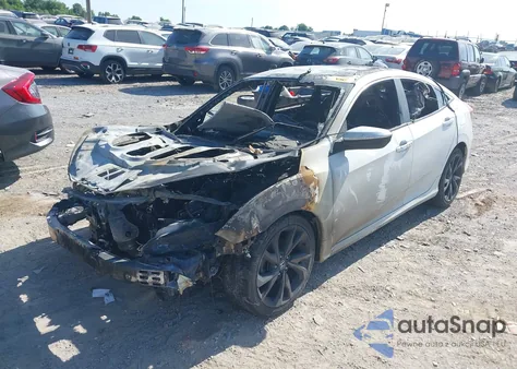 2019 Honda Civic Sport из США, поврежденный, VIN 2HGFC2F85KH558307